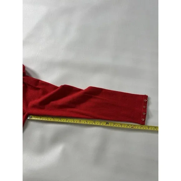 Vintage Michael Simon Event Sequin Reindeer Christmas Sweater Medium Excellent - Picture 7 of 14